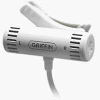Handys ohne Vertrag: Griffin Lapel Mic wei�es Knopflochmikro f�r iPod und MP3-Player