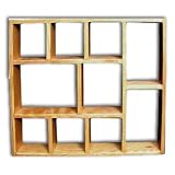 Large Oak Shadow Box 19 x 17