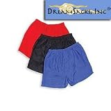 DreamSacks Silk Boxers in Black, Red and Royal Blue