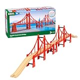 BRIO 33683 Wooden Railway System: Double Suspension Bridge
