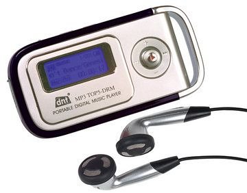 dnt Top5-IR DRM Tragbarer MP3-Player 512 MB