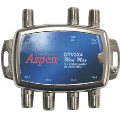 Eagle Aspen DTV3X4 DirecTV-Approved Min Max 3-In/4-Out Multiswitch