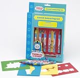 Stencil Colouring Set