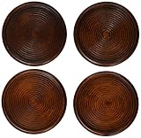 Lipper Cherry Collection 7-Piece Coaster Set