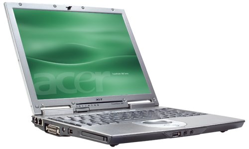 Elektronik und Foto: Acer Travelmate 382TMI 12,1 Zoll XGA Notebook (Intel Centrino 1,6 GHz, 512MB RAM, 80GB HDD, DVD+/- Brenner, Win XP Prof.)