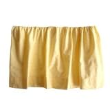 Tadpoles Basics Yellow Gingham Crib Skirt