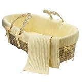 Tadpoles Basics Yellow Moses Basket