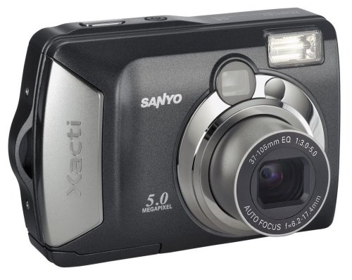 Festplatten: Sanyo XACTI VPC-S5 Digitalkamera (5 Megapixel) in schwarz
