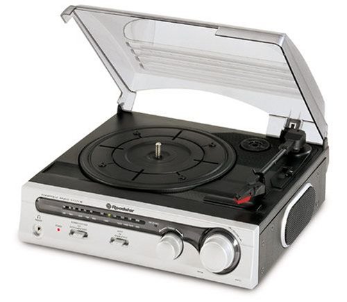Speicherkarten: Roadstar TTR 8630 Mini Plattenspieler mit Receiver silber