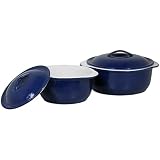 CorningWare Corelle Coordinates 4-Piece Casserole Bake and Serve Set, Bayou Blue