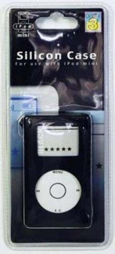 Lautsprecher: Logic3 Silikon-Tasche f�r iPod mini schwarz