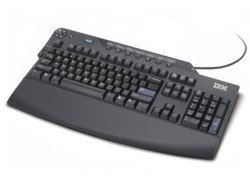 Navigationssysteme: IBM Enhanced Performance USB schwarz Tastatur USB 104 Tasten MS W2000 E Schwarz