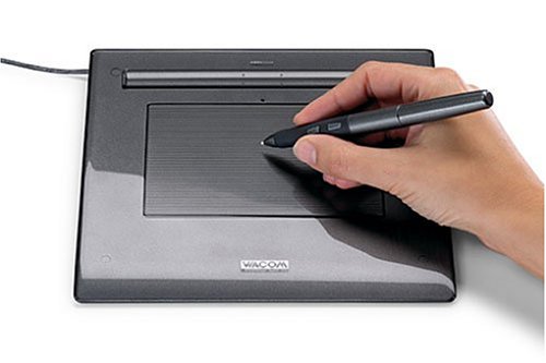 TFT Monitore: Wacom Volito 2 Grafiktablett A6 mit Stift und Stifablage USB