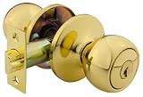 Barricade by Yale 700RB-C3-4 Lockset Keyed Entry Ball Knob Polish Brass