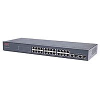 Elektronik und Foto: Apc 24 Port Fast Ethernet Switch Switch Fast 24 x RJ45 10/100 + 2 x GBIC 19
