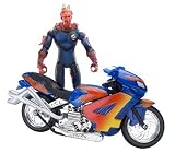 Fantastic 4 Vehicle with 6" Figure: Human Torch Motorcycle