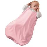 Beddiebye Zip Around Safety Blanket Large Microfleece Pink