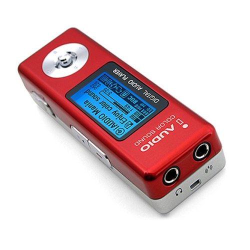 Navigationssysteme: iAudio U2 Flash Tragbarer MP3-Player 512MB rot