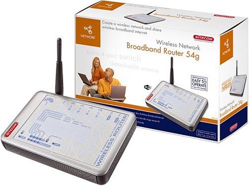 Festplatten: Sitecom WL-114 Wireless Netzwerk Router 54 Mbit 802.11g inkl. 4 Port Netzwerk-Switch, Firewall und DHCP Server