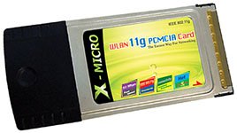 Computerzubeh&ouml;r: X-Micro WLAN 11g PCMCIA Card