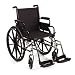 Invacare 9000 SL Lightweight Wheelchair 18 with Flip-back Arm with Legrest - Black