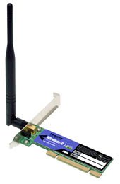 Lautsprecher: Linksys WMP54G-DE Wireless G - PCI CARD Wireless LAN PCI Netzwerkkarte