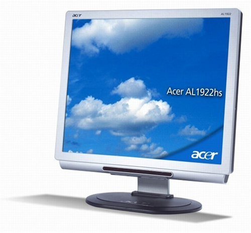 Acer AL1922hs 19 Zoll TFT Monitor DVI silber/schwarz (Kontrast 600:1, 20ms Reaktionszeit)
