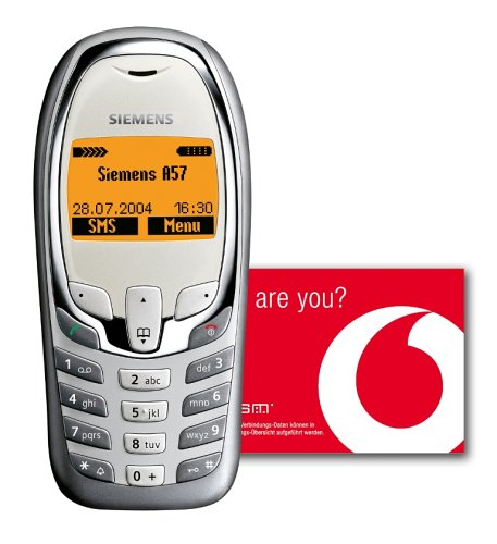 Festplatten: Siemens A57 CallYa Prepaid Handy mit 10 Euro Startguthaben (Vodafone)