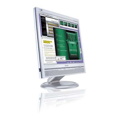 Projektoren: Philips 170B6CS 17 Zoll TFT Monitor silber DVI (Kontrast 500:1, 8ms Reaktionszeit)