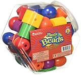 Learning Resources Plastic Lacing Beads, Set Of 48