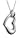 Sterling Silver Double Heart Pendant