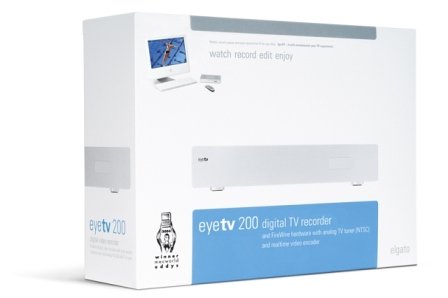 Drucker: Elgato EYETV 200 Digital Videorekorder FireWire TV-Tuner weiss