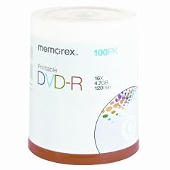 Memorex DVD-R 16x 4.7GB 100 Pack Spindle Printable