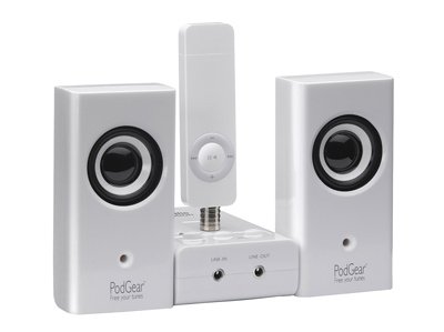 Projektoren: PodGear Shuffle Station: Sound- und Aufladesystem f�r iPod Shuffle