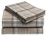 Nautica Compass Plaid 210-Thread-Count 100% Cotton Yarn Dye King Pillowcase, Khaki
