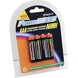 POWER 2000 XP4AAA 800mAh AAA Rechargeable Batteries - 4 Pack