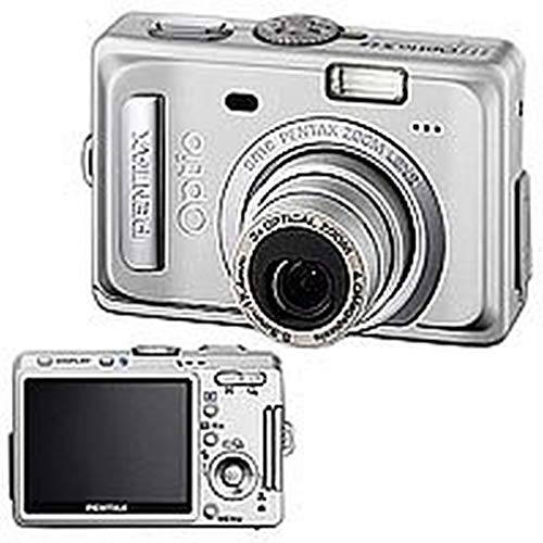Projektoren: Pentax Optio S55 Digitalkamera (5 Megapixel) inkl. Akku Kit
