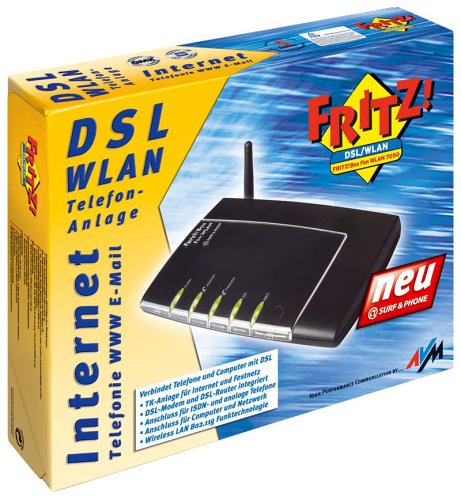 Elektronik Und Foto: AVM FRITZ!Box Fon WLAN 7050 Wireless LAN DSL Modem Router 54 MBit/Sek