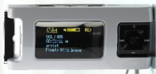 Camcorder: commax cmx� MP3/FM2 OLED 355 Tragbarer MP3-Player 512 MB