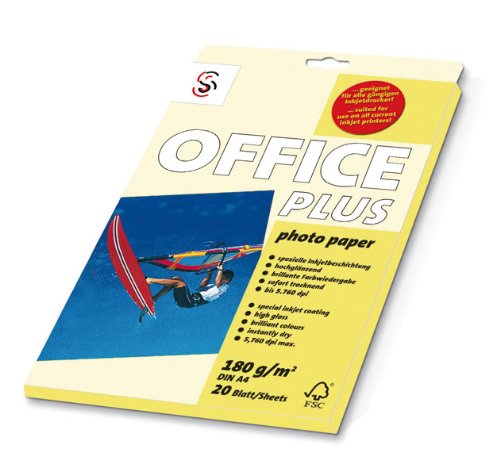 Handys ohne Vertrag: G. Schneider Office Plus Photo, hochgl�nzend Papier A4 20 Blatt 180g/m� Tintenstrahldrucker