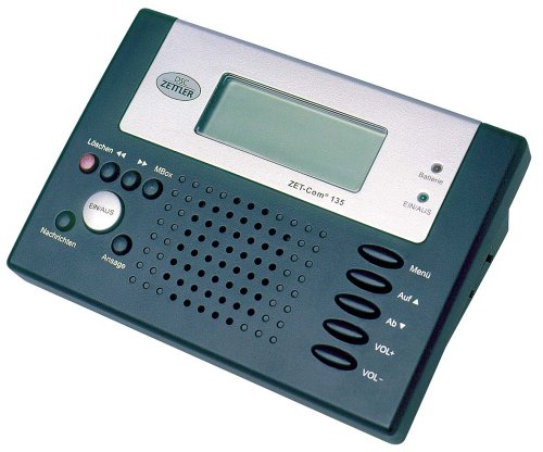 Digitalkameras: DSC Zettler ZET-Com 135 digitaler Anrufbeantworter, schwarz