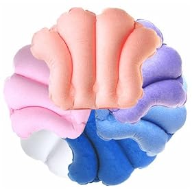 Amazon.com: Spa Sister Cotton Terry Bath Pillows: Beauty : hsg show 84 home spa accessory hsg show 80
