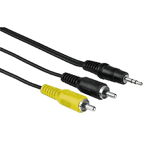 Heimkinosysteme: Hama Verbindungskabel Digitalkamera -TV/VCR Klinke (2,5) - 2x Cinch-Stecker