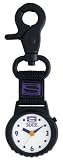 Sneakers Clip Watch, Black/Purple # 3214