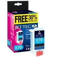 Telekommunikation: Jet Tec Patrone E70 Extra Life Tinte schwarz Stylus C62/CX3200