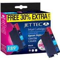 Telekommunikation: Jet Tec Patrone E89B Extra Life Tinte schwarz Stylus C64/C66/C84/C86/CX3600/CX6400/CX6600