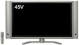 SHARP AQUOS 45V型 地上・BS・110度CSデジタルハイビジョン液晶テレビ (サイドスピーカー) LC-45GE2