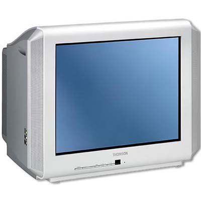 TV Ger&auml;te: Thomson 21 MH 182 21-Zoll/ 55 cm 4:3 50 Hertz Fernseher silber