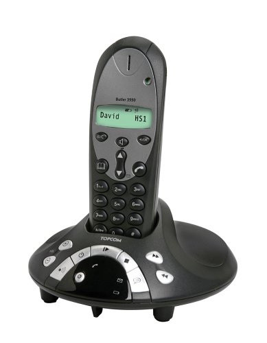 TV Geraete: Topcom Butler 3550 DECT, Schnurloses Telefon mit digitalem Anrufbeantworter