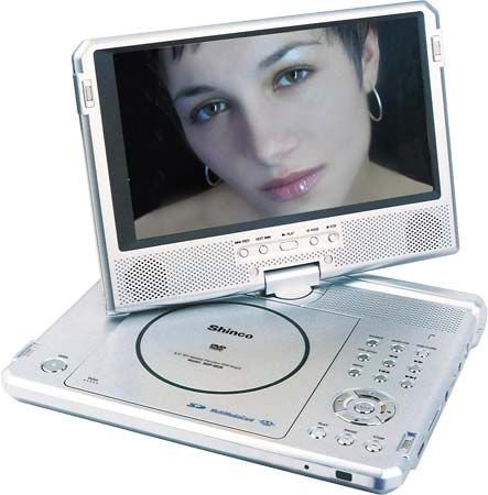Festplatten: Shinco SDP 6820 Tragbarer DVD-Player (DivX-zertifiziert) silber